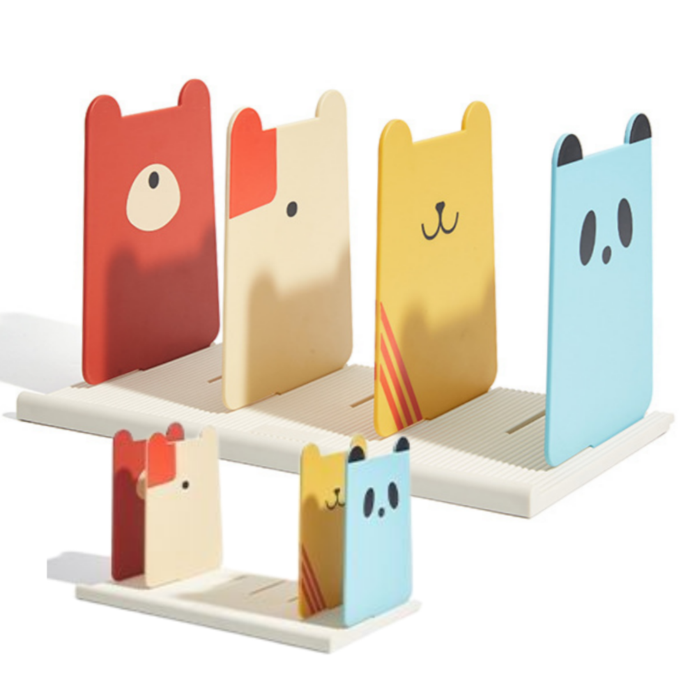 온스텔라 길이조절 캐릭터 북엔드 책꽂이, 1세트 16,000원