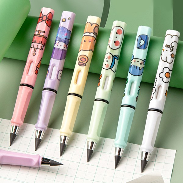 5시 당일출고 fooi 깎지않는연필 무한 연필 + 예쁜 스티커 무료증정 빠른배송, 07. 블루 990원