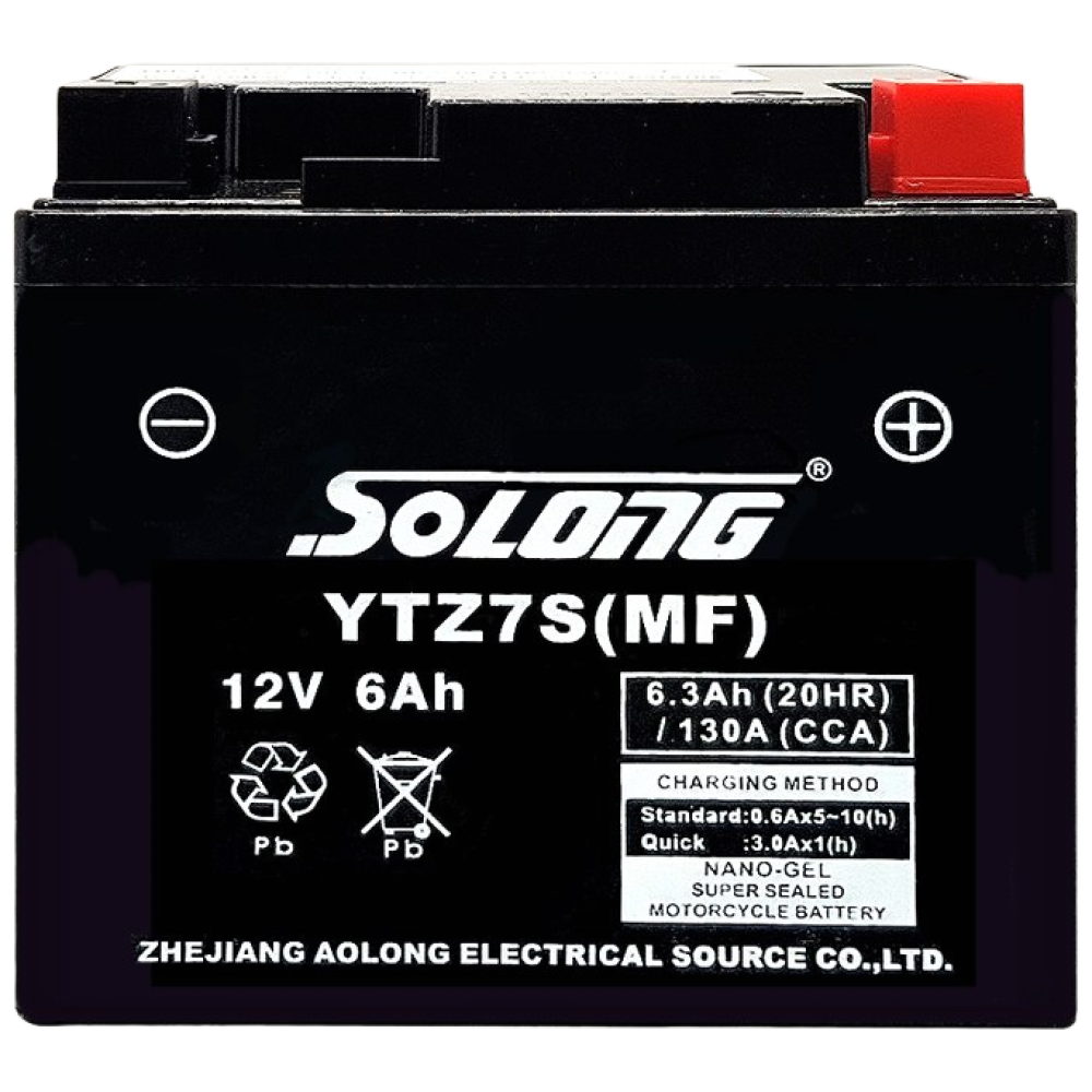 YTZ7S 오토바이배터리 MF 무보수 소롱 12V 6AH PCX15년이전 비전110 엔맥스125 nmax155 클릭125 트리시티125, 1개, 본품 42,650원