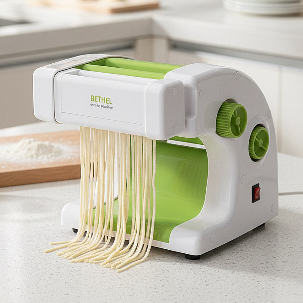 가정용 자동 국수만드는기계 제조기 제면기 칼국수 만두피 수제비 면뽑는기계, 본품(그린)+칼국수틀+만두틀 168,000원