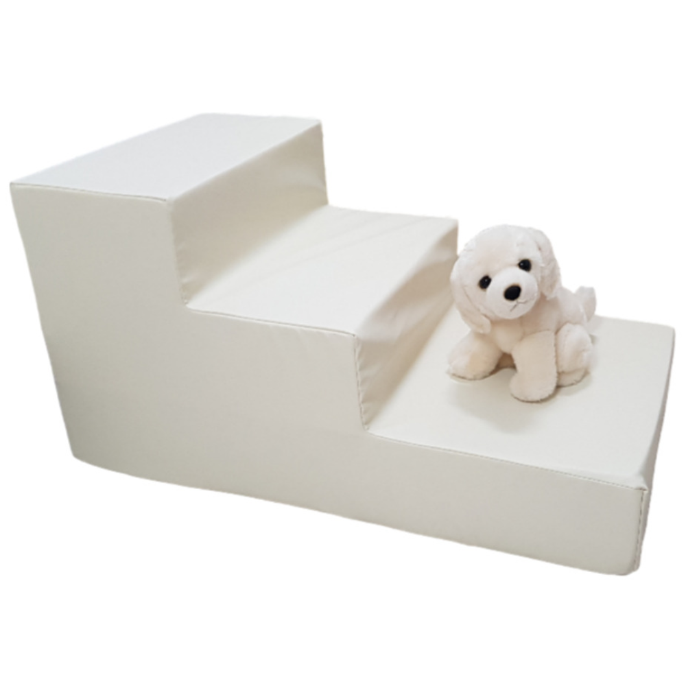 8DECO 강아지계단 애견계단 펫스텝 모음 1단2단3단4단 (커버+솜포함) ce4, 아이보리 방수, 1개 28,890원