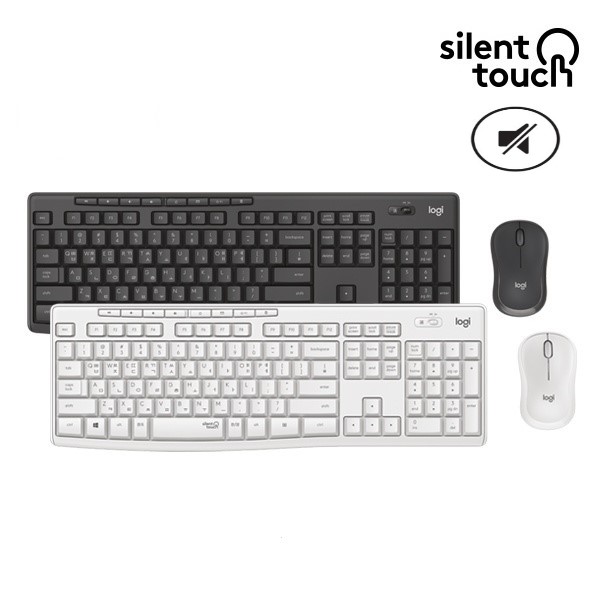 로지텍 무선 키보드+마우스 세트 콤보 무소음 사이런트 스터디카페 무선키보드 마우스 셋트 한글각인 정품 키보드 보호 실리콘 키스킨제공 52,500원