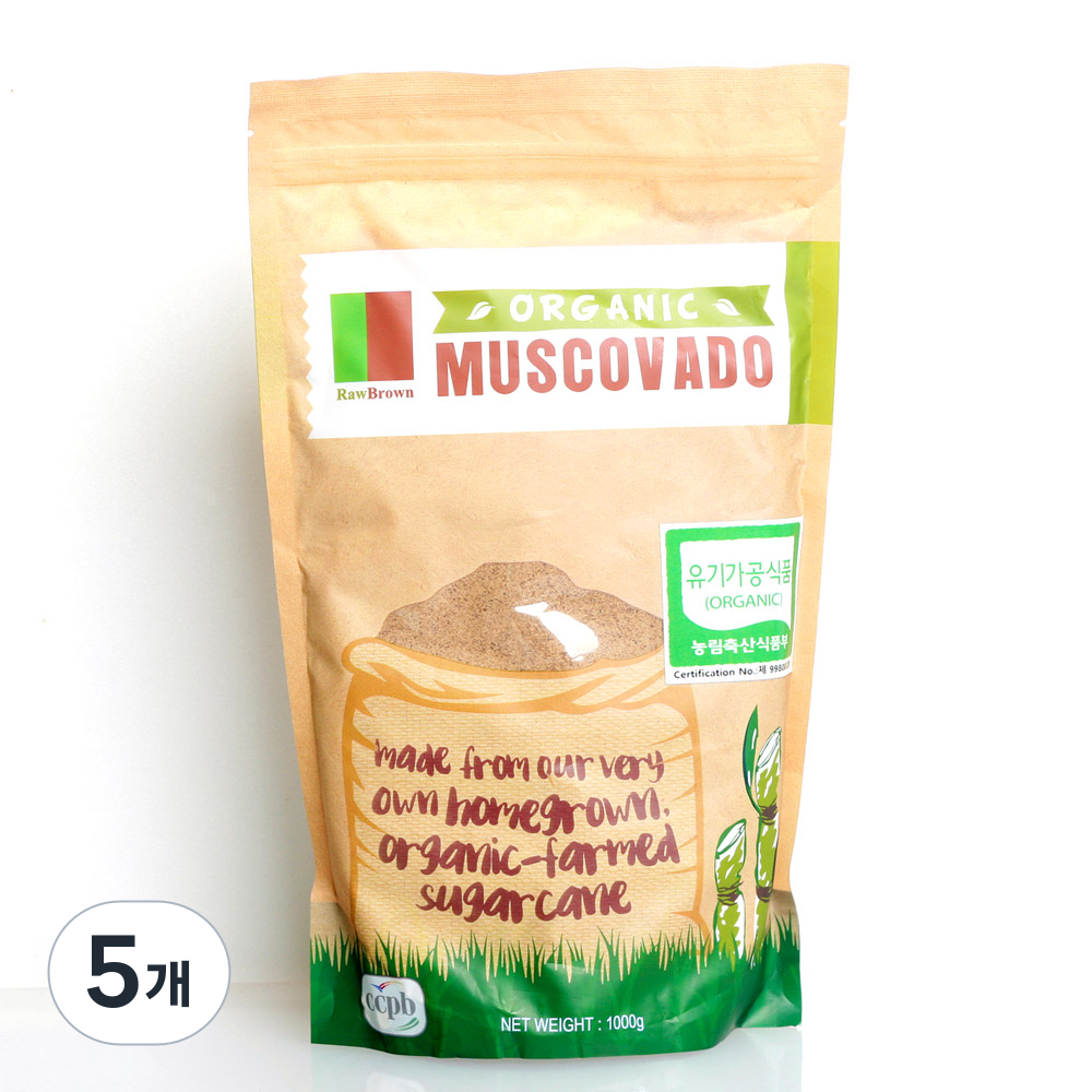 팜플러스 유기농 마스코바도 비정제 설탕 1kg /사탕수수당/흑당 35,400원