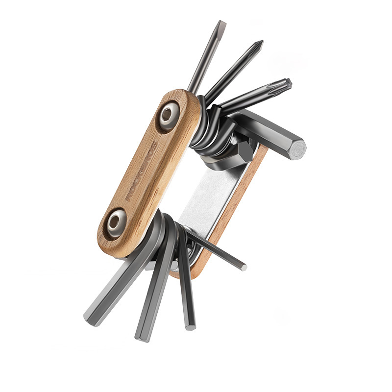 자전거 휴대용 공구 육각렌치 별렌치 우드 멀티툴, 1개 7,930원