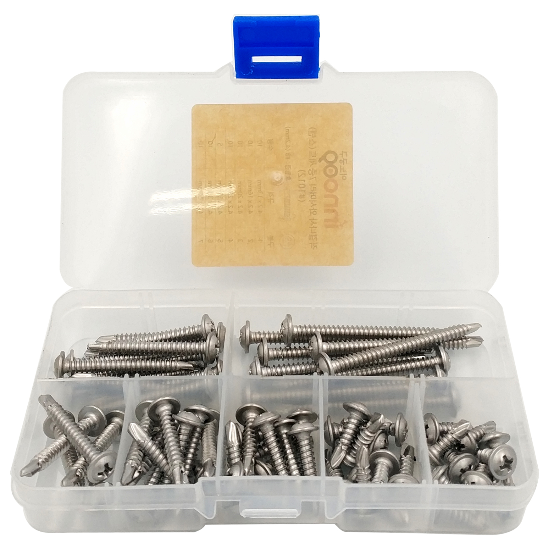 이노공구 스텐 직결나사 와셔머리 7종 세트 1012 7,000원