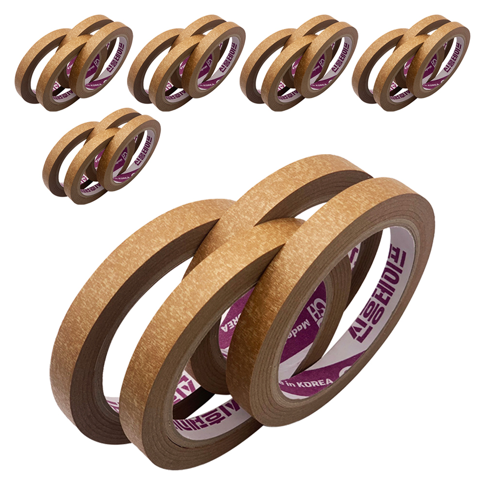 신흥테이프 라바 크라프트 종이 문구테이프 12mm x 25m 15,000원