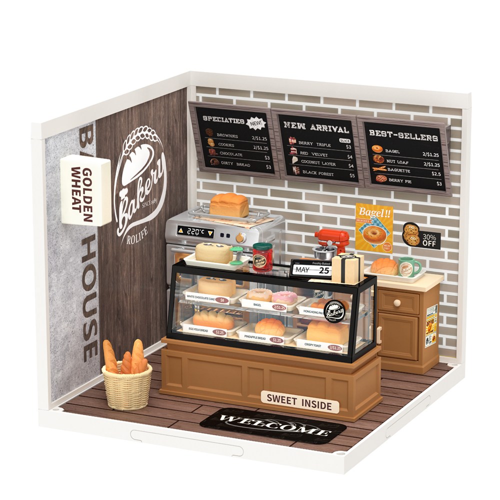 DW005 베이커리 매장 스토어 시리즈 ROBOTIME 프라 DIY 54,000원