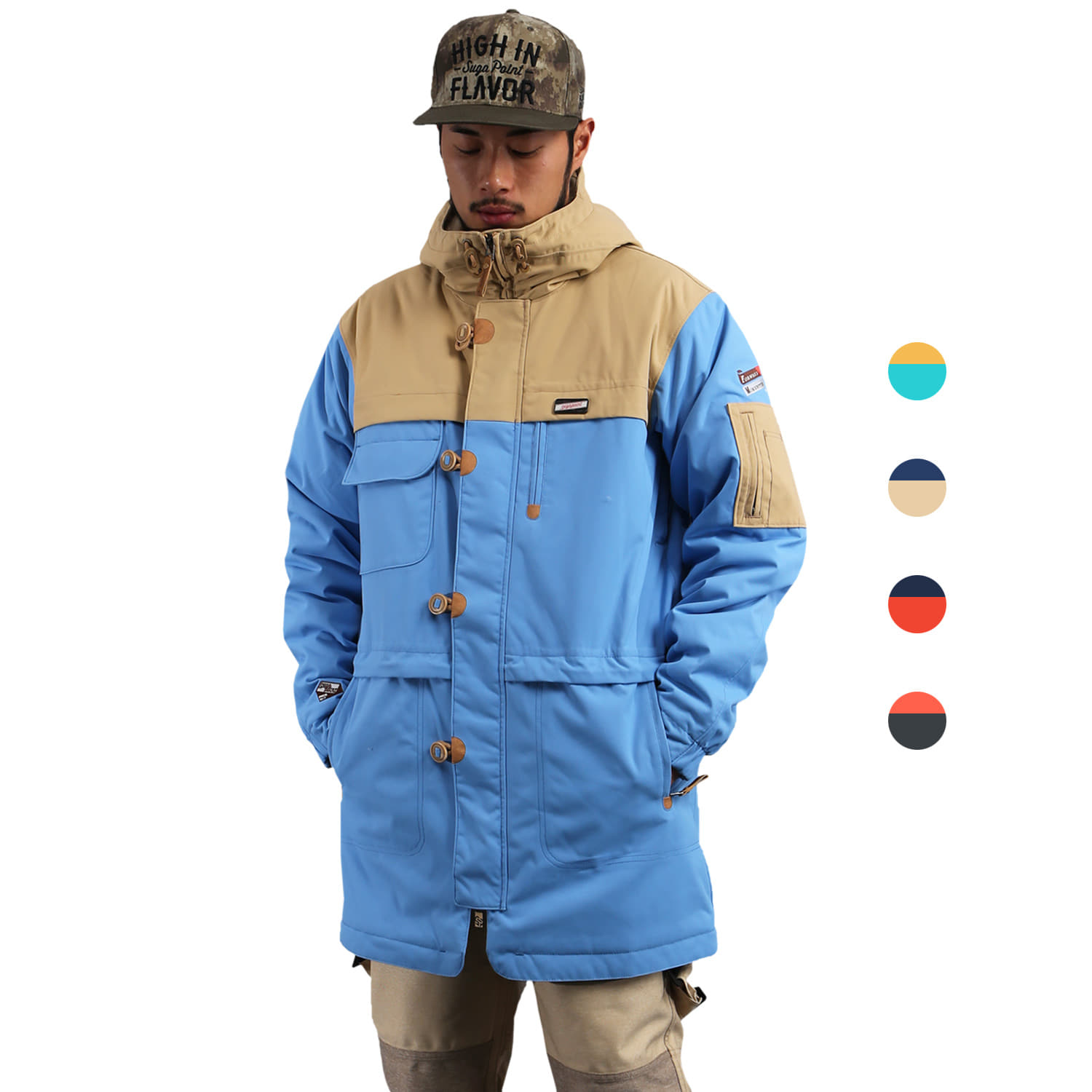 슈가포인트 남성 보드복/스키복 자켓 얇은 기능성 패딩 고어텍스기능 Milford J1 95,000원