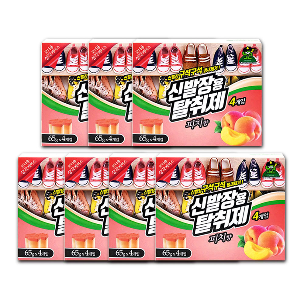 산도깨비 신발장용 탈취제 피치향 65g*4개입 신발장탈취제 21,790원