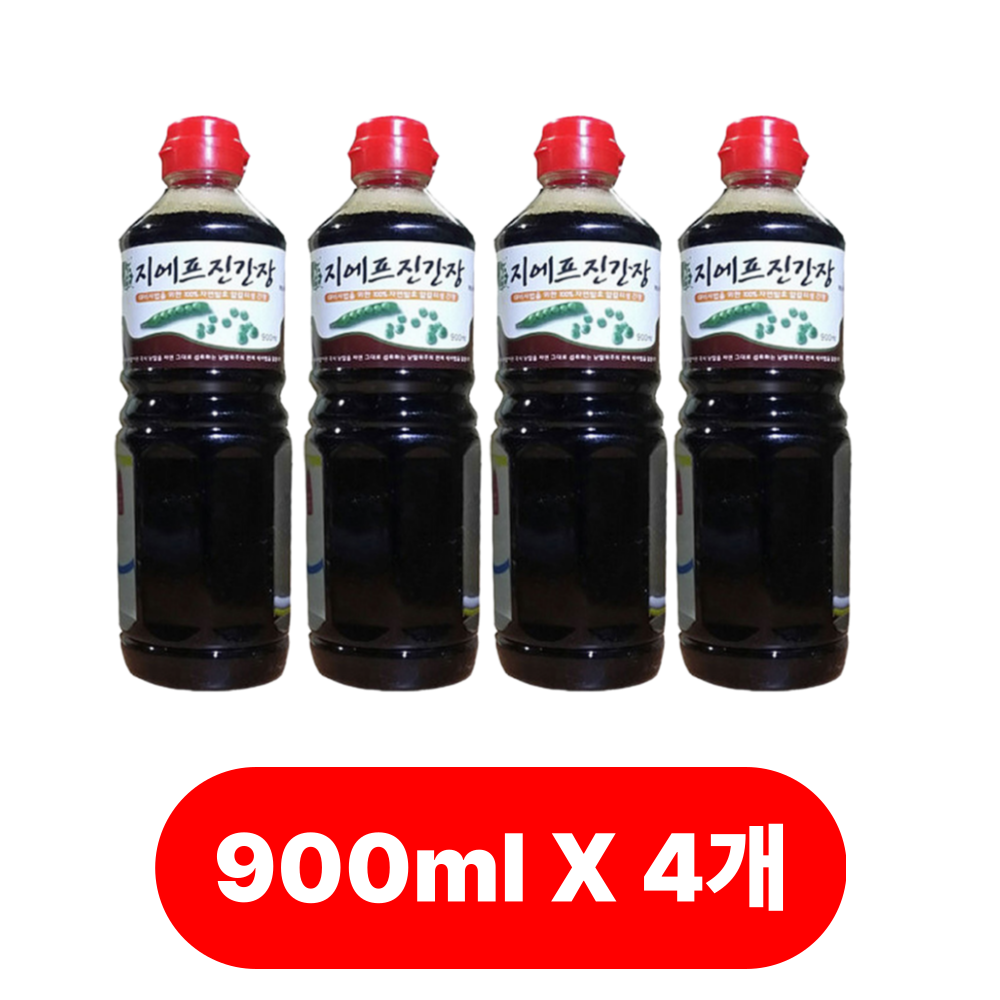 지에프 진간장/국간장 자연발효 3년숙성 국산콩간장 136,100원