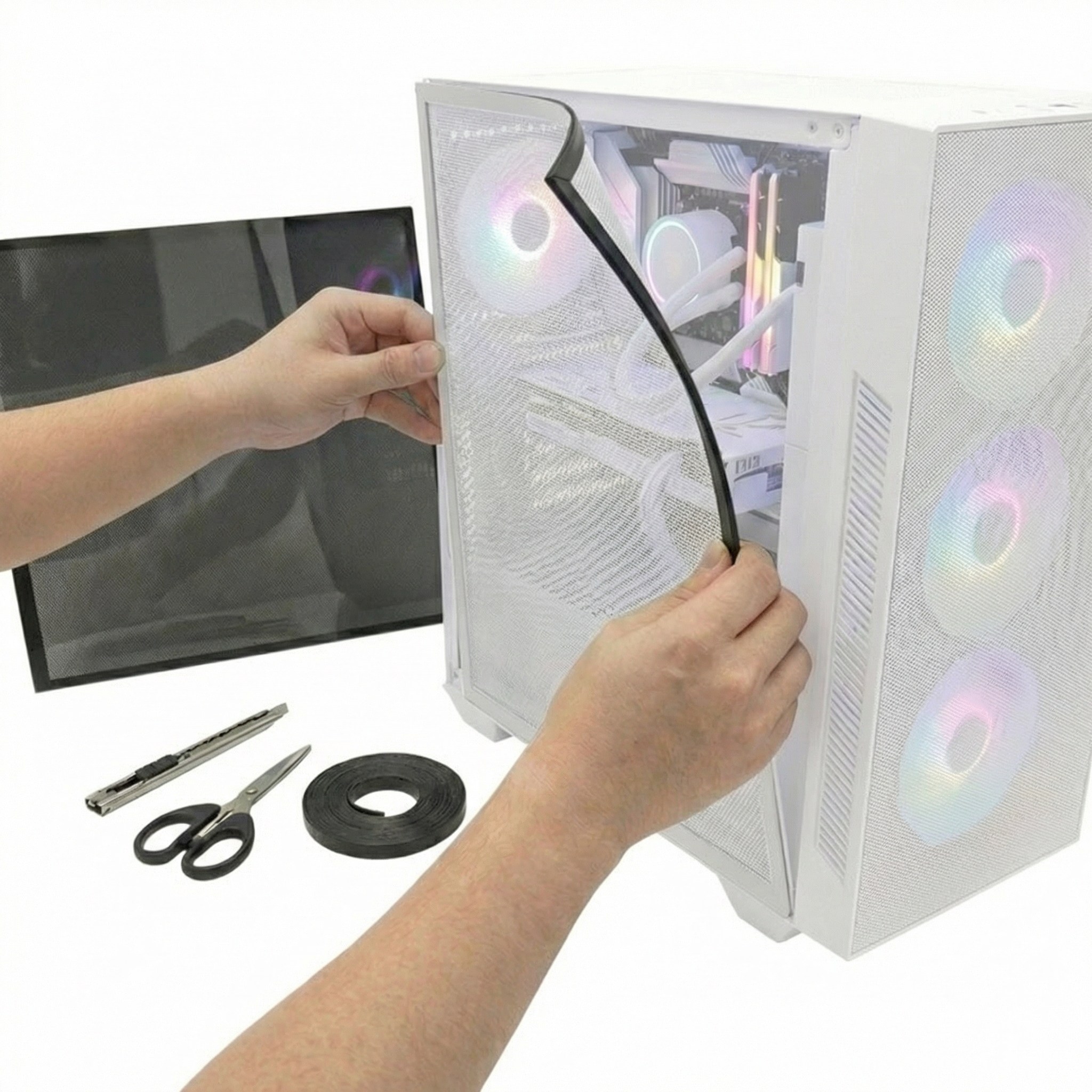 컴퓨터 메쉬필터 먼지망 PC 자석 먼지필터 12,900원