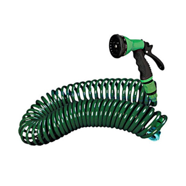 (주)에이스샵_코일호스+7기능 분사기 포함 7.5~20m 물분사기 정원용 세차용, 1개 29,890원