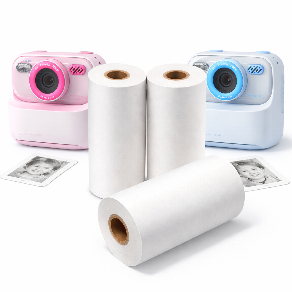 [홈뚜] 어린이 프린트 카메라 감열지 일반 스티커 3롤 1세트 키즈 프린트 인쇄 인화지 3,000원