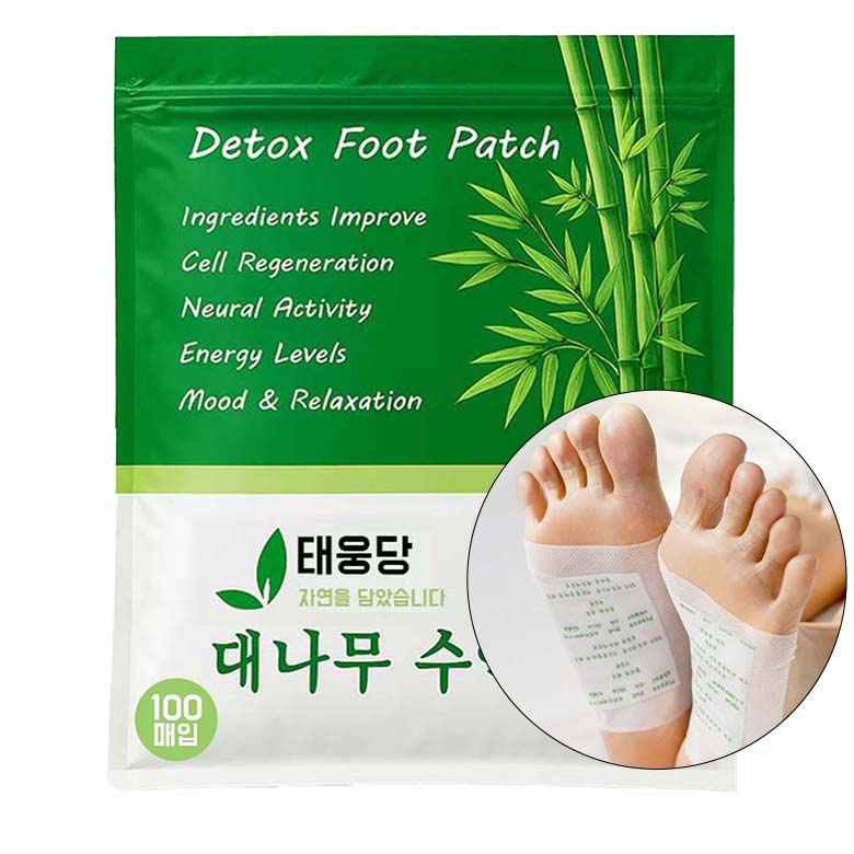 오늘출발 대나무 발패치 발바닥 힐링 목초수액 시트 패치 풋패치 대용량 17,900원