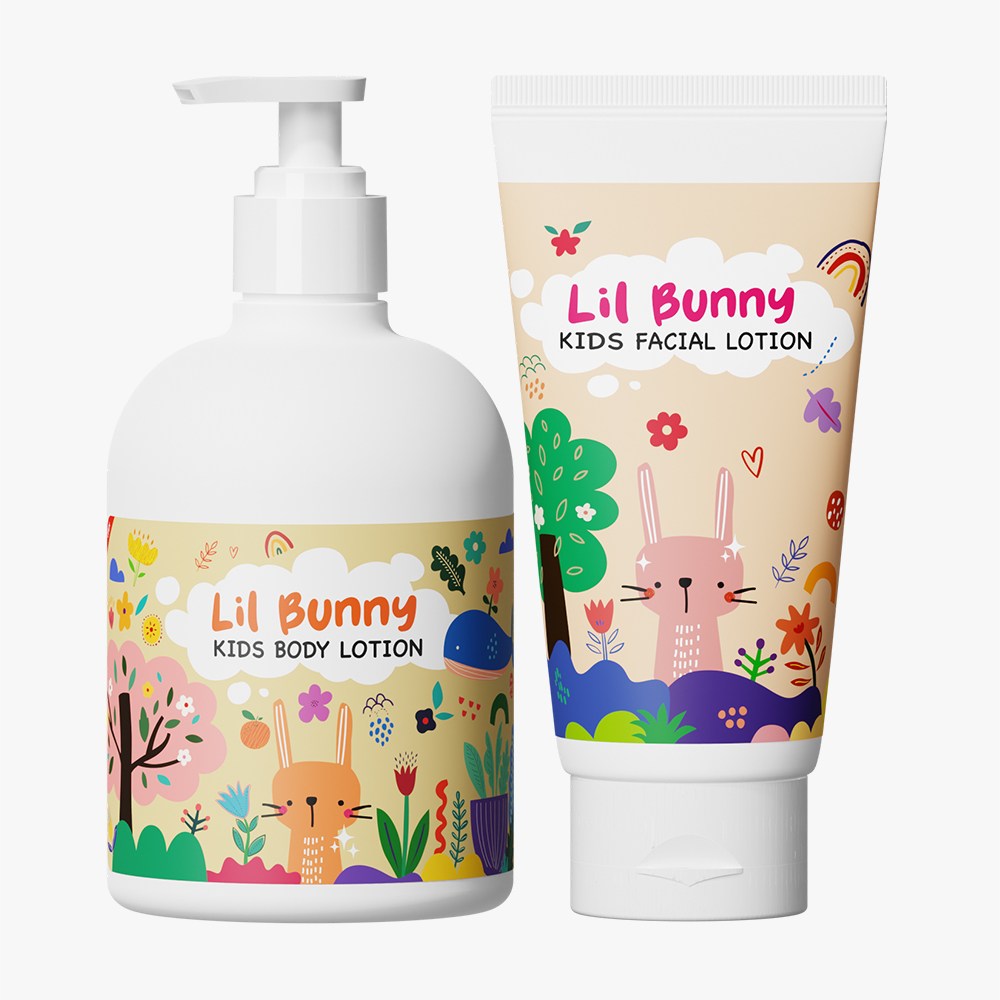 와프랩 릴 바니 키즈 저자극 보습 세트(바디로션+페이셜로션), 1개 35,500원