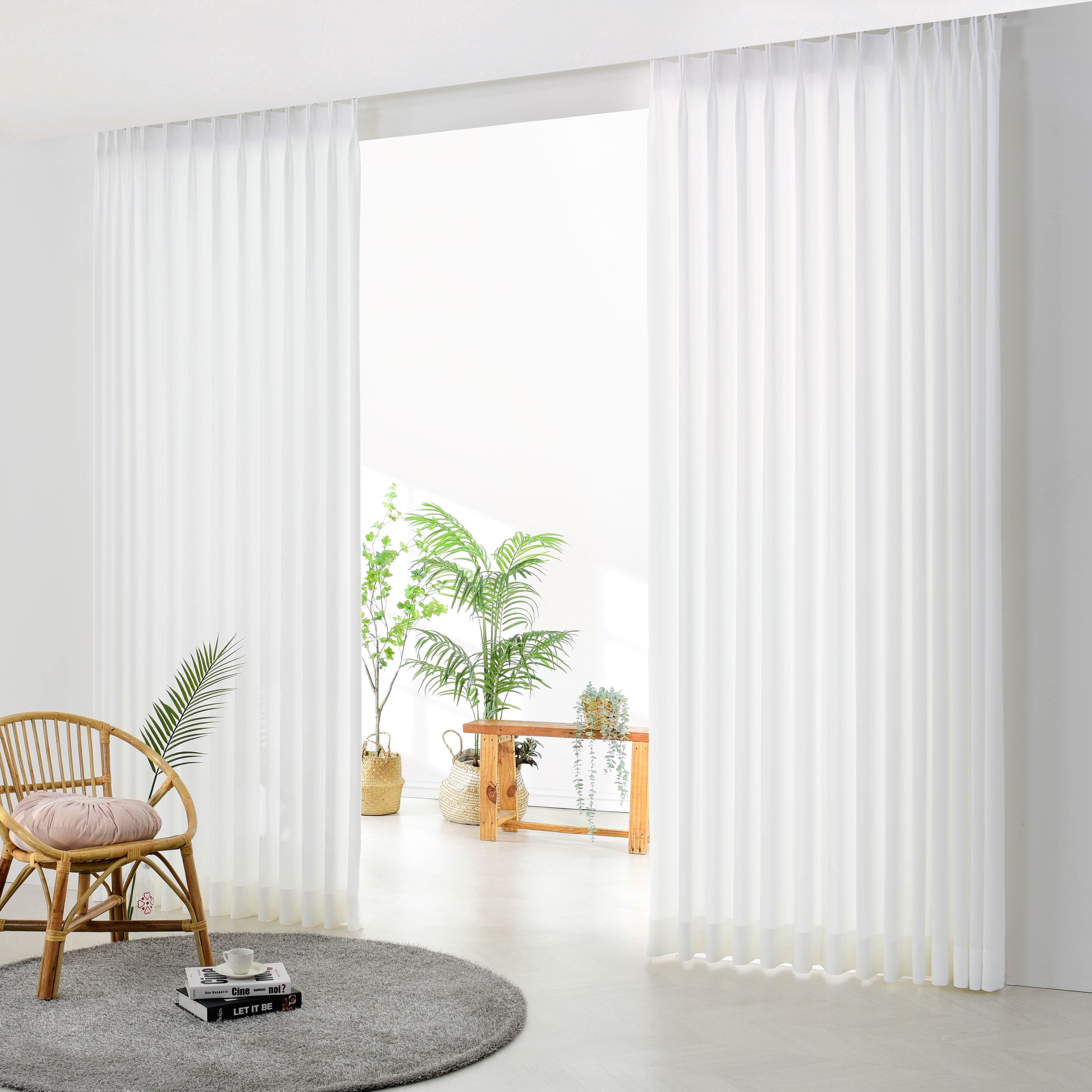 패브릭몰 호텔식 형상기억 나비주름 도톰쉬폰커튼 속커튼 차르르커튼 바깥과 햇빛이 덜비치는쉬폰 세탁시 핀안뽑아도되는 핀형 거실커튼 230 240 레일형 원룸 신혼집 커튼 118,500원