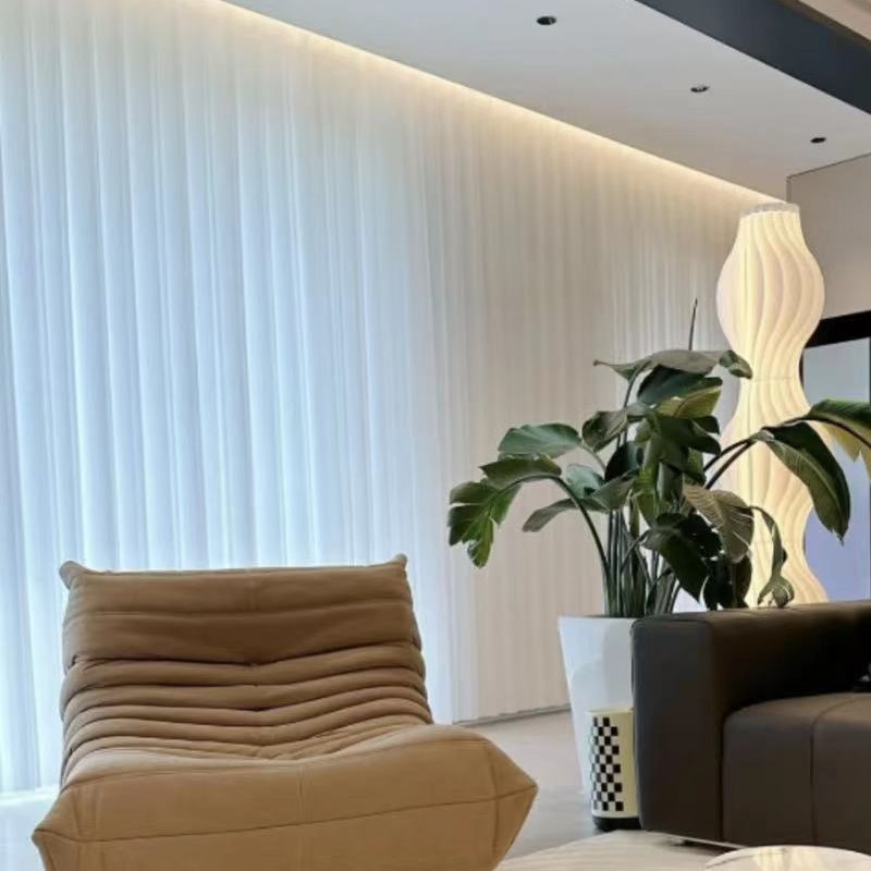 [카나리아] 먼지 없고 비침 없고 이음선 없는 호텔식 나비주름 울쉬폰 커튼 155,500원