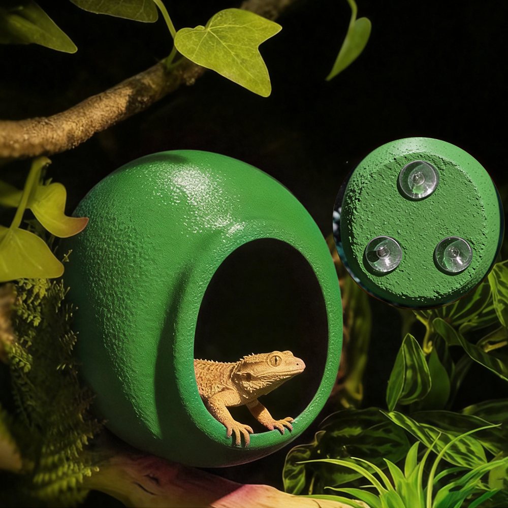EVIO 계란형 도마뱀 은신처 흡착 가능 은신처, 1개, 녹색 19,900원