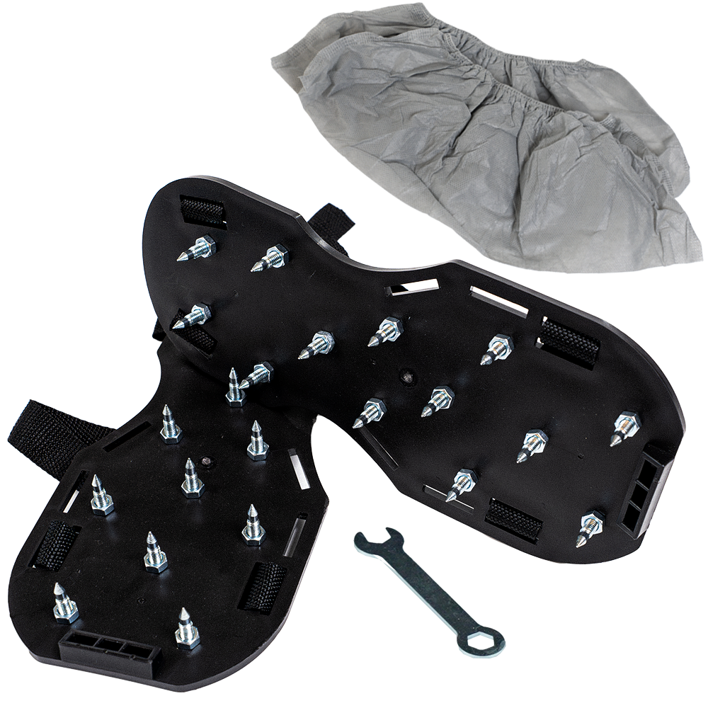 툴리버 검정 스파이크 슈즈 미장 우레탄 에폭시 작업용 신발 덧신 세트 23,500원