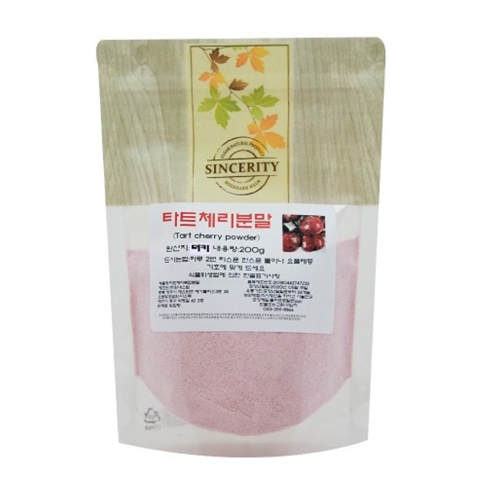 (터키산)타트체리 농축분말 200g, 1개 9,000원