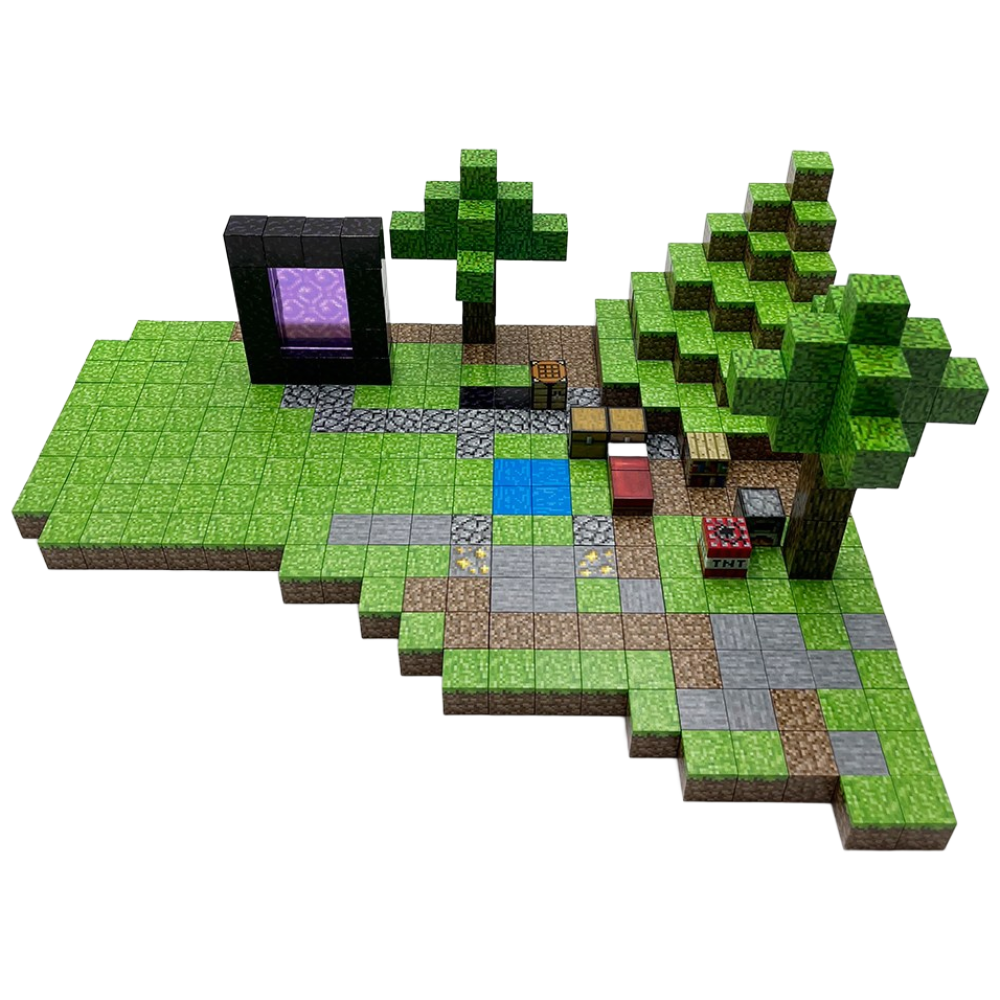 키디즘 마크 자석블럭 큐브 정글 텔레포트 384피스 어린이 쌓기놀이 장난감, 1개, 단일상품 112,000원