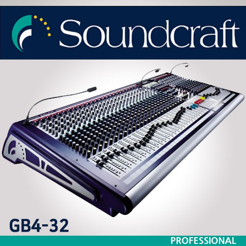 미성악기 사운드 크래프트 SoundCraft GB4 32CH믹서 교회, 공연장, 소형 투어링 시스템 5,300,000원
