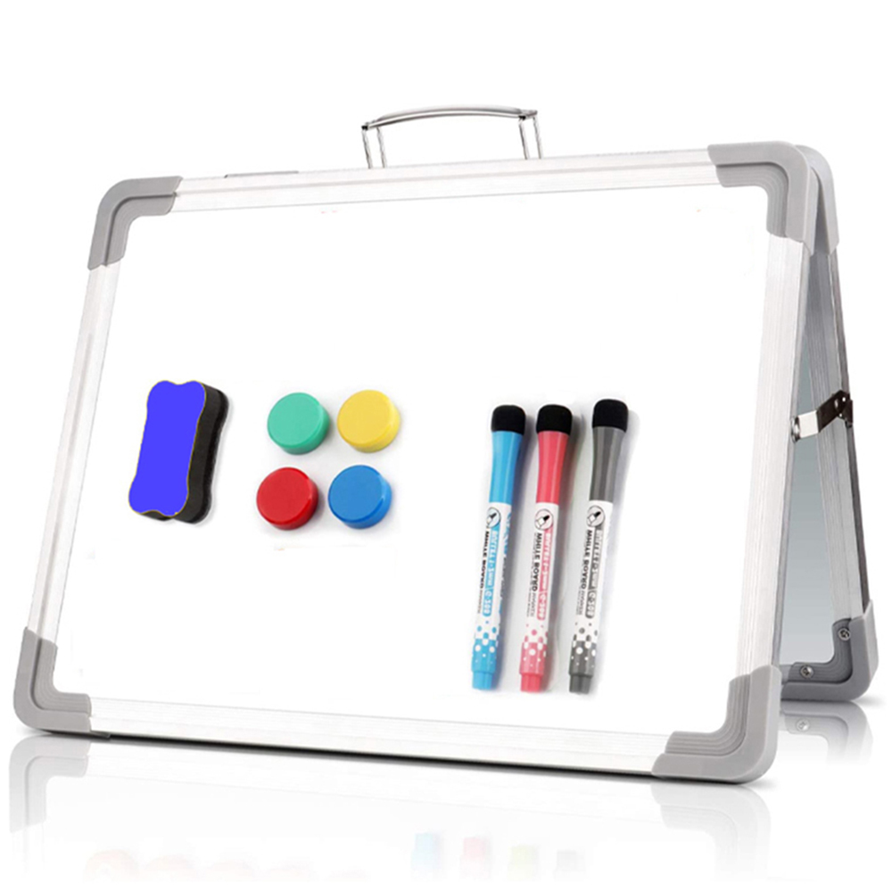 문구백서 미니 양면 화이트보드 + 보드마커 3p + 원형자석 4p + 지우개 세트, 알루미늄 23,750원