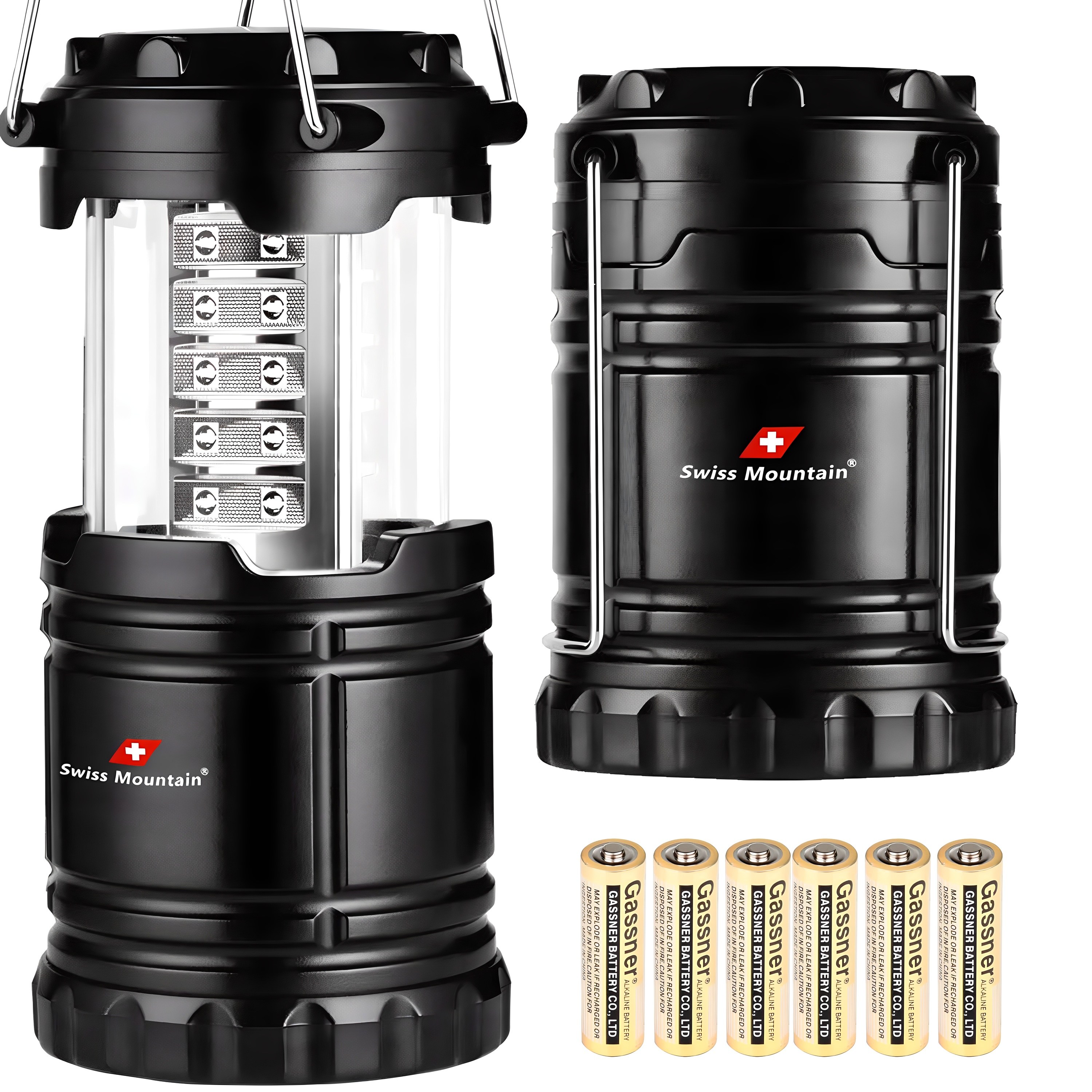 스위스마운틴 LED 접이식 캠핑 랜턴 2p + 건전지 6p 8,980원