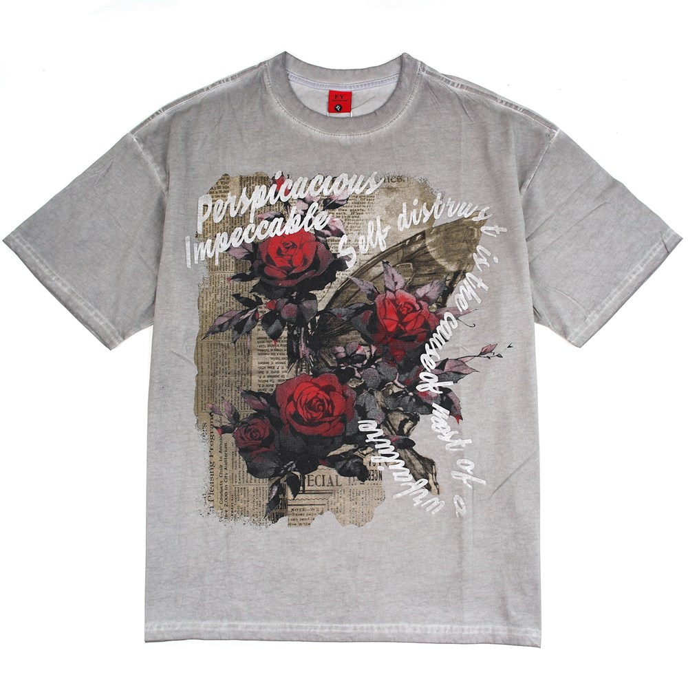 [Stylebasic] 빈티지워싱 로즈 반팔티 TS25S15 남성 여성 오버핏 반팔티셔츠 루즈핏  매니아 티셔츠 35,800원