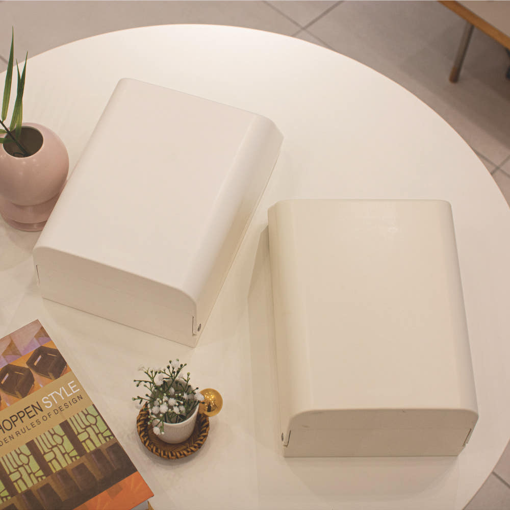 1+1 센스큐 에어 리치 벽걸이 휴지통 6L 크림화이트 선택 39,500원