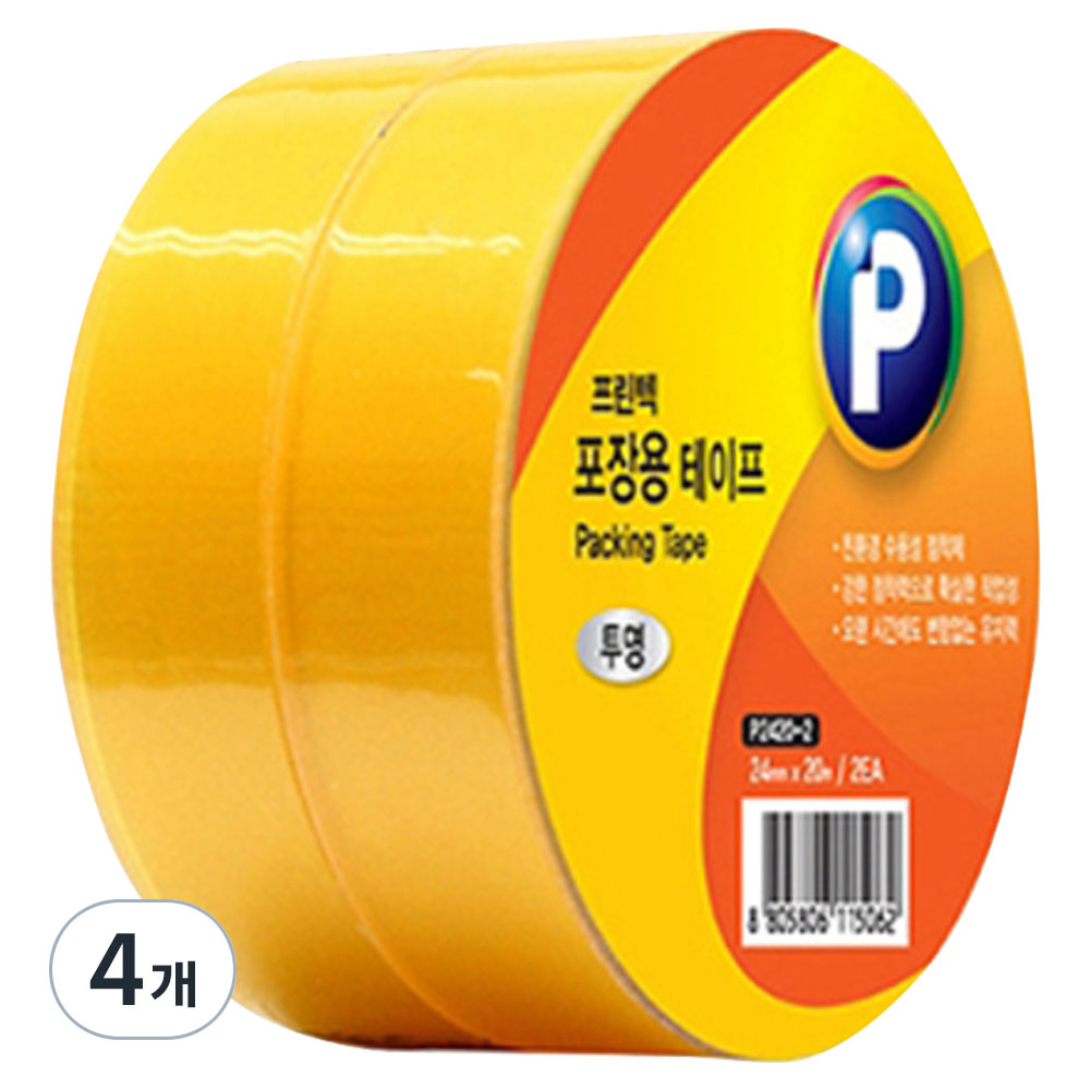 프린텍 포장용테이프 24mm x 20m 3,710원
