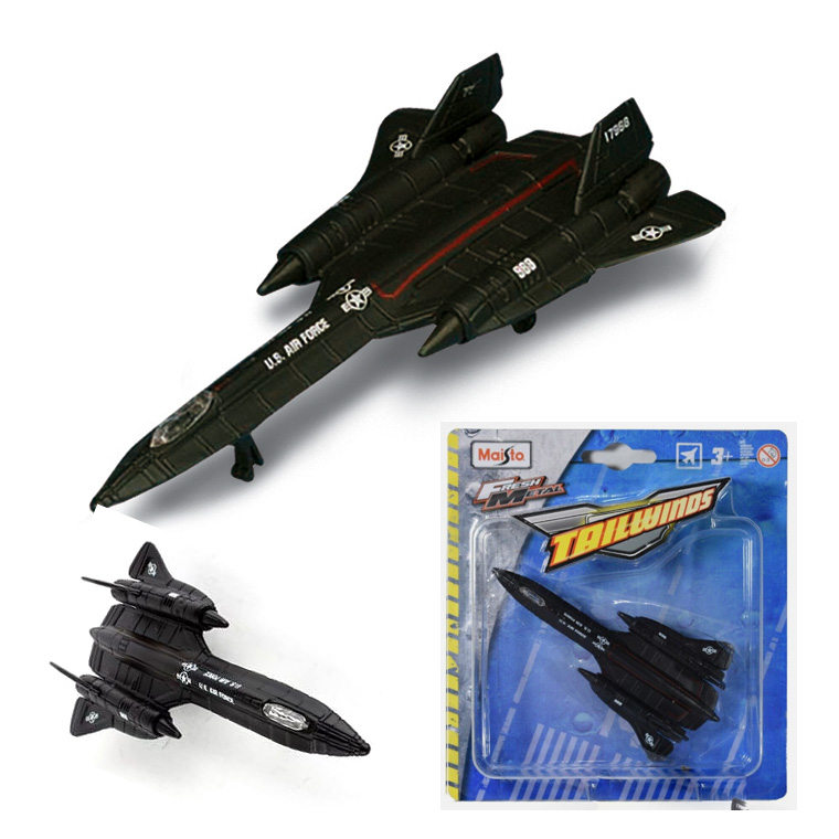 마이스토 전투기 다이캐스트 항공기 비행기모형, SR-71 블랙버드, 1개 8,400원