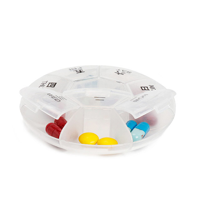 스톤스틸 일주일 약통 휴대용 여행용 알약 7각 상자 약케이스 보관함 7칸 4,980원