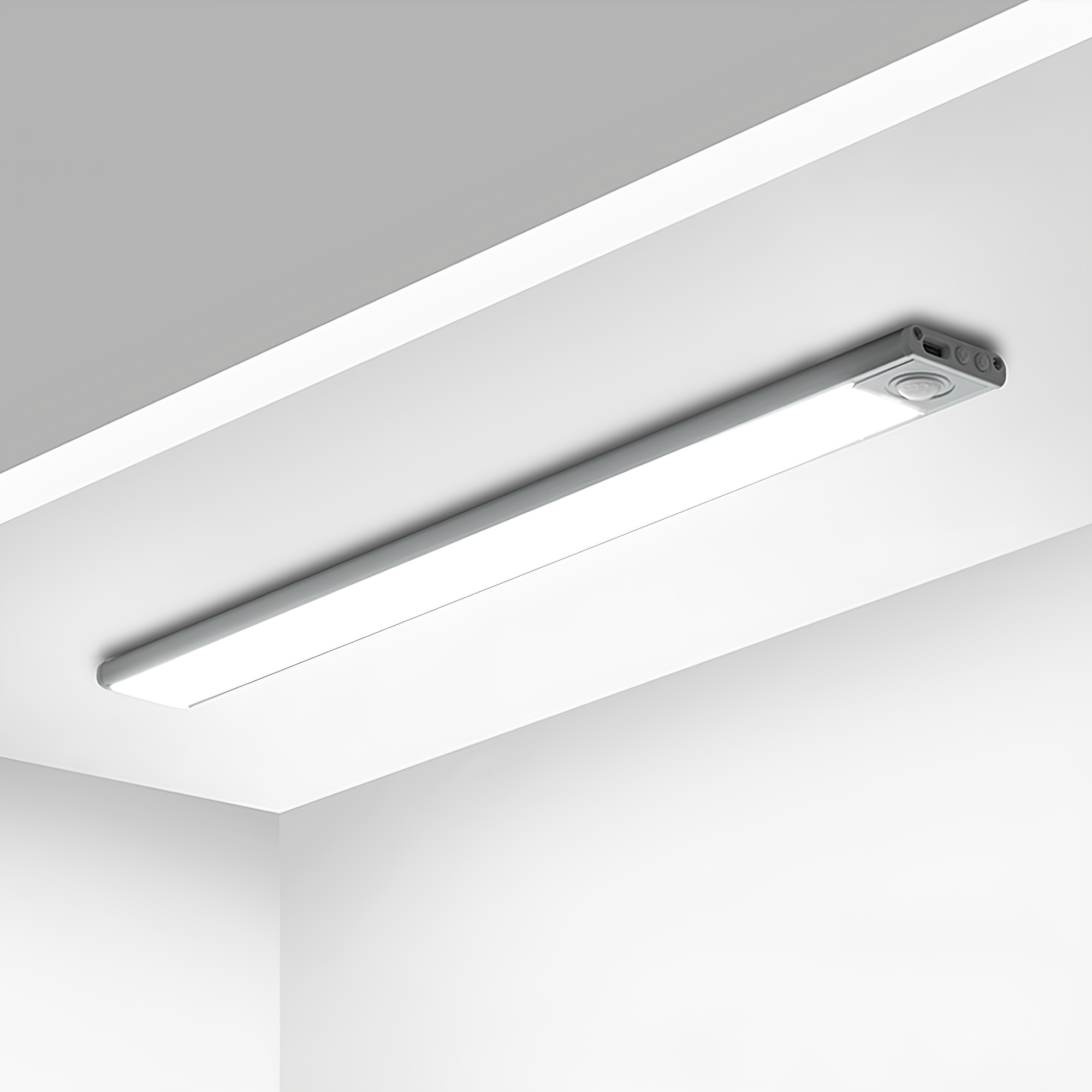 21세기트랜드 3컬러 C타입 USB 충전식 무선 센서 라이트 40cm, 실버, 1개 13,960원