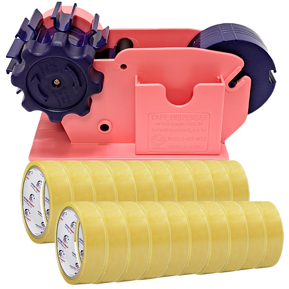 홀스파워 물레방아테이프 커터기 +리필테이프, 분홍(물레방아) 24,900원