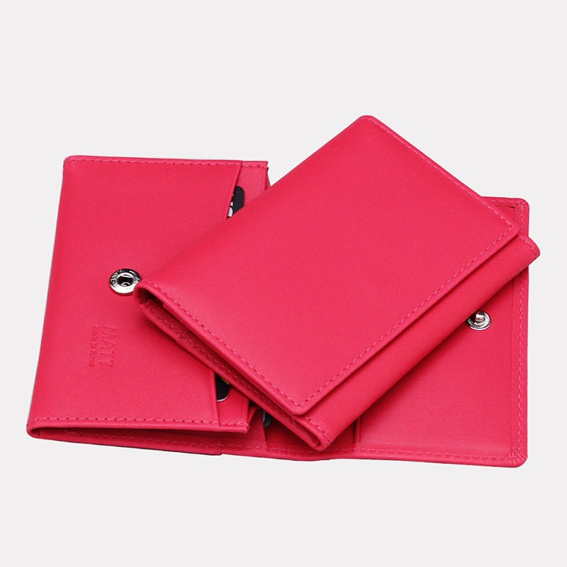 슬림 이니셜 각인 소가죽 버튼형 카드 명함지갑 5컬러 56,000원