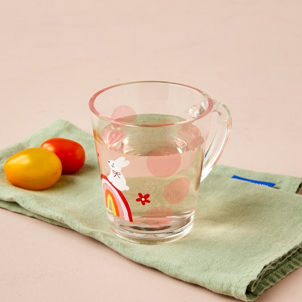 [모던하우스] 스마일하트 아크릴 도트머그 265ML, 1개 5,900원