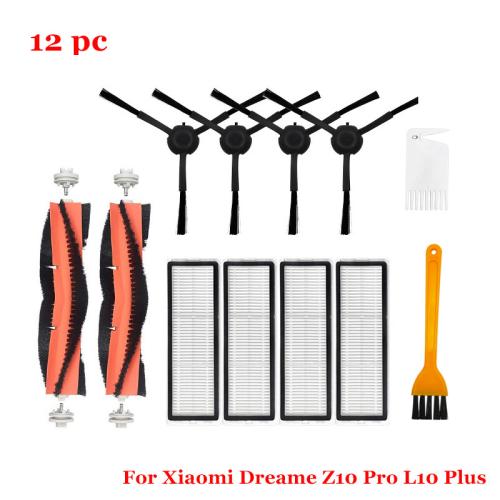 Dreame bot Z10 Pro  L10 PLUS XiaoMi Mijia STYTJ05ZHM 자동 빈 로봇 메인사이드 브러시 필터 진공 청소기 액세서리 58,180원