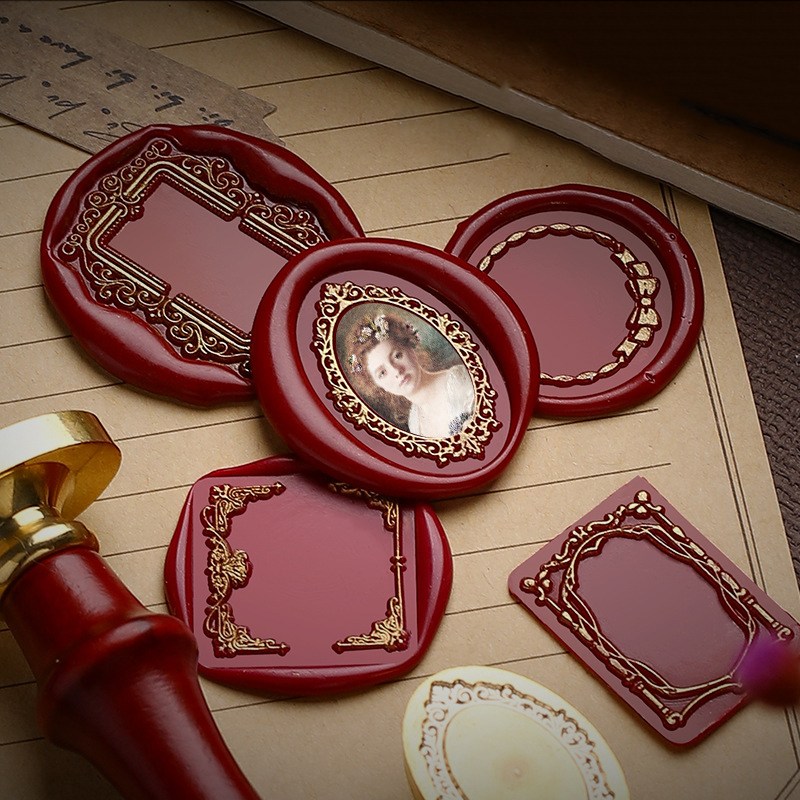 실링왁스 스탬프 엔틱 거울 액자 프레임 3,300원