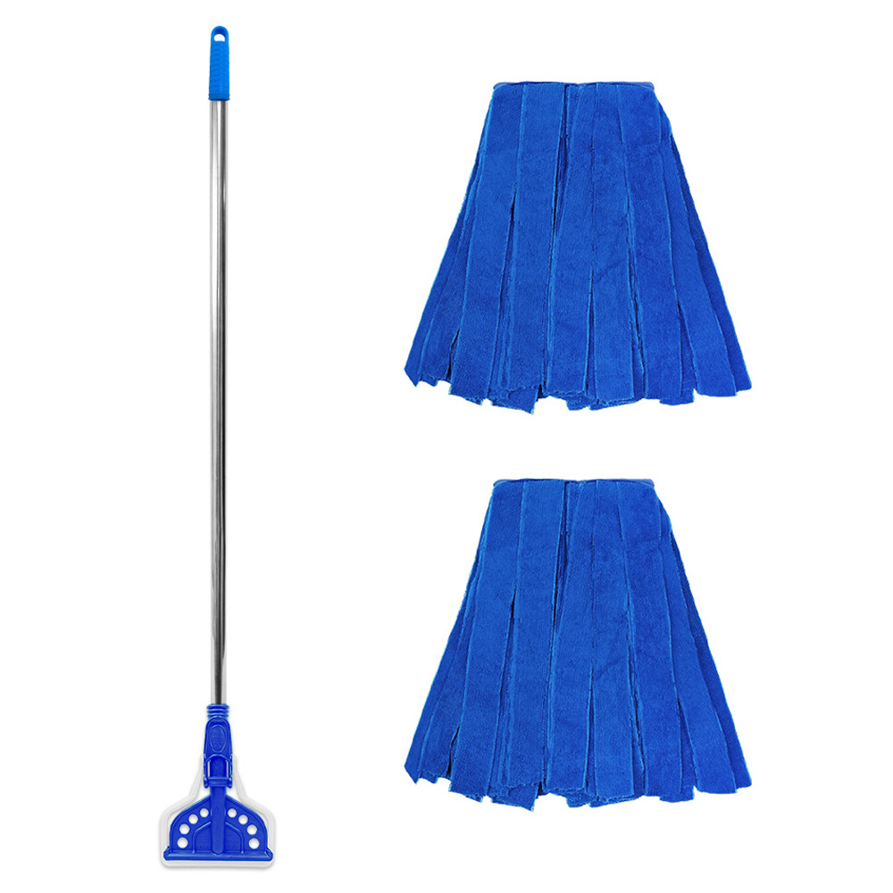 월드크린 스텐 마포대 1p + 극세사 마포걸레 390g 2p, 1세트 17,000원