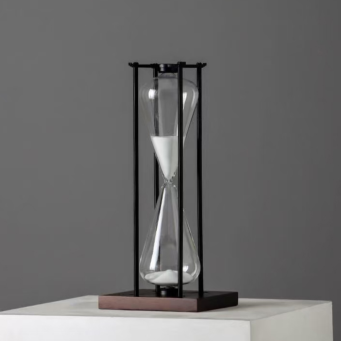 대형 미니멀 메탈 프레임 60분 모래시계 / 모던 오피스&서재 데코 / 홈 다용도 인테리어 소품 30,100원