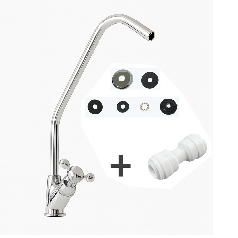 정수기 부속품 싱크대 조리수벨브 언더싱크 직수정수기 풍차 파우셋 + I피팅 10,500원