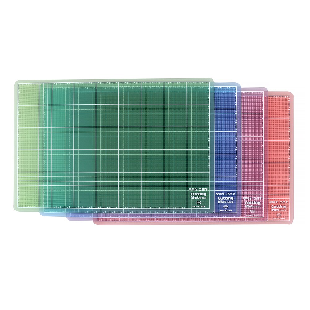 투명 PVC 컬러 커팅매트 데스크매트 A4 A3 A2 모음 11,500원