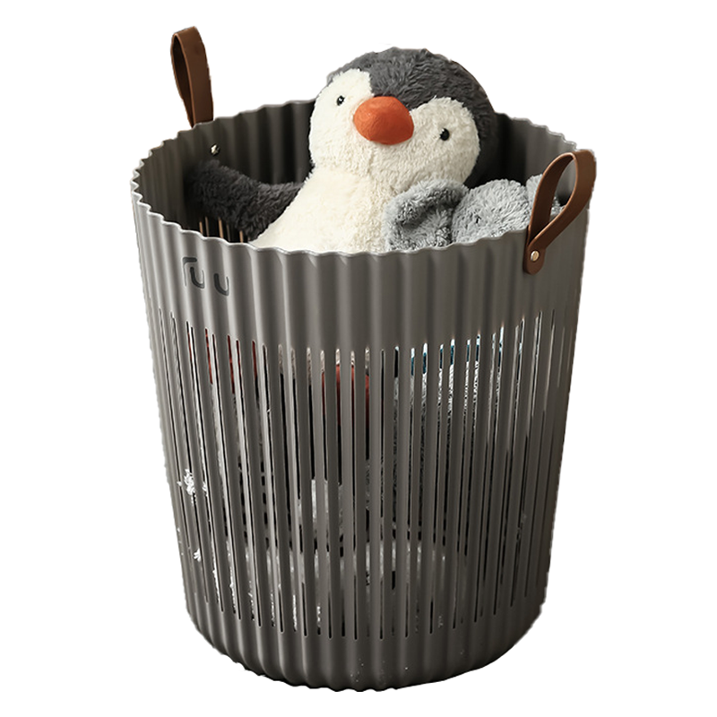 에버하우스 라인 다용도 수납 세탁 바구니 원형 11,800원