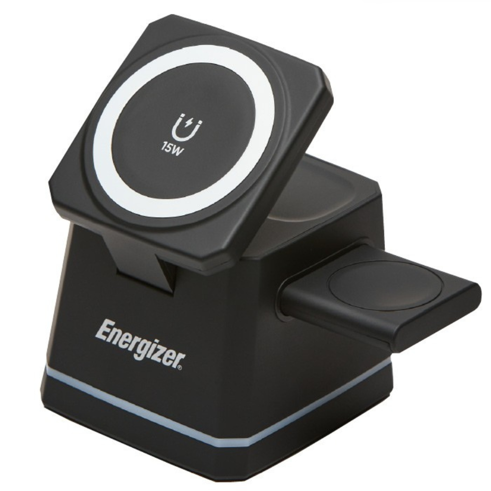 에너자이저 3in1 무선충전기 고속충전기 맥세이프 충전기, 1개, 블랙 59,000원