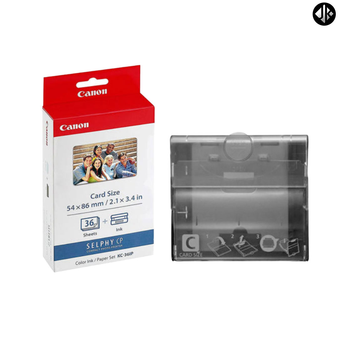 캐논 셀피 포토 프린터 인화지 KC-36IP + 카세트 PCC-CP400(벌크) 패키지 33,000원