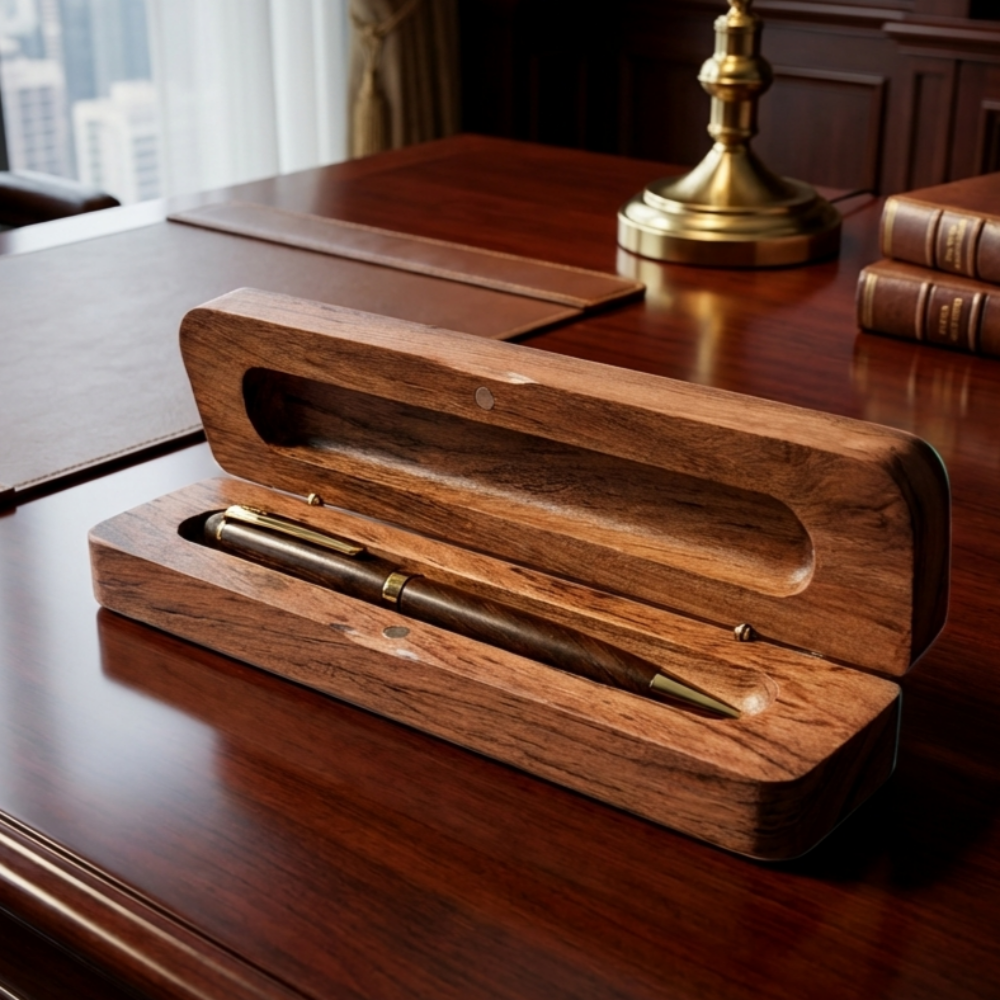 트위스트 고급 금장 우드 볼펜 기념품 선물용 승진선물, 1개, 호두나무케이스+펜 45,300원