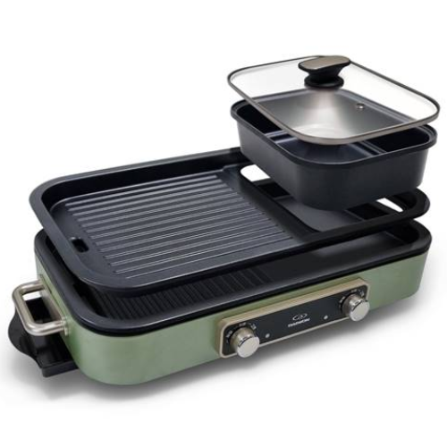 대원 반반멀티그릴 2IN1 캠핑용 가정용 전기그릴 라면냄비 삼겹살구이 전골요리 103,600원