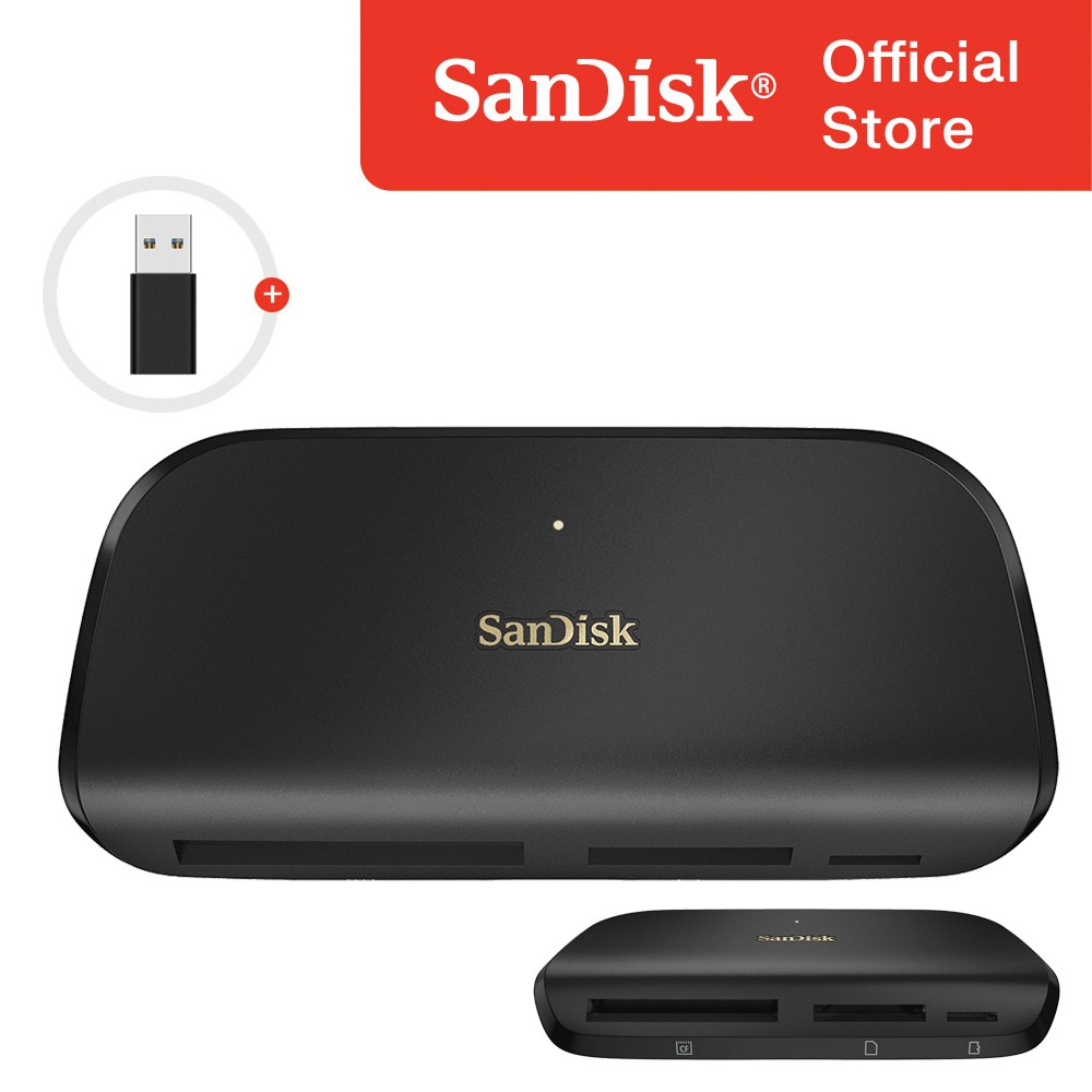 샌디스크 멀티 리더기 SDDR-A631 C타입 핸드폰 SD카드리더기 + A젠더 54,000원