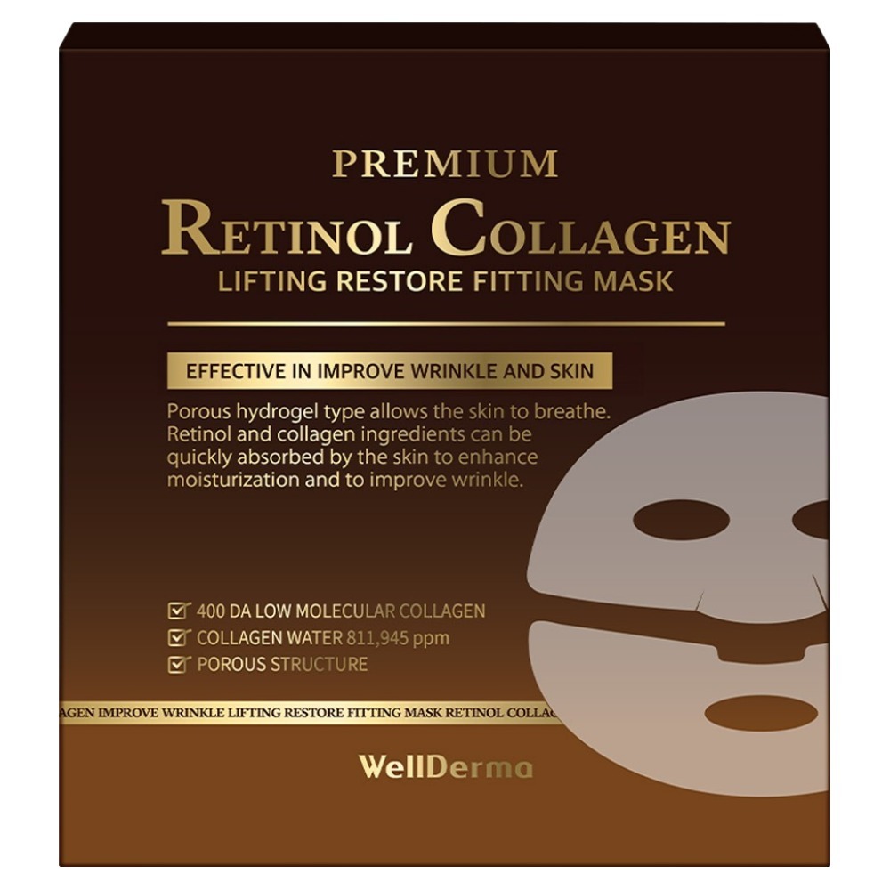 웰더마 프리미엄 레티놀 콜라겐 리프팅 리스토어 피팅 마스크 7p 세트, 7개입, 1개 27,900원